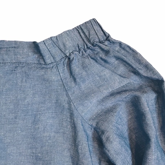 Free People ‘Show Some Shoulder’ Top Blue Size Med - Picture 7 of 10